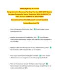 USPA Skydiving B License  &NewLine;Comprehensive Resource To Help You Ace 2026-2027 Exams &NewLine;Includes Frequently Tested Questions With ELABORATED &NewLine;100&percnt; Correct COMPLETE SOLUTIONS  &NewLine;Guaranteed Pass First Attempt&excl;&excl; Current Update&excl;&excl; &NewLine;Instant Download Pdf