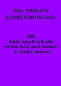 ISSA Strength & Conditioning Exam &vert; Certification Study Guide 2026