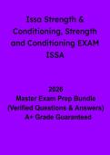 ISSA Strength & Conditioning Exam &vert; Complete Study Guide & Practice Test 2026