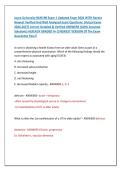 Joyce University NUR198 Exam 1 Updated Exam 2026 WITH Recent &NewLine;Newest Verified And Well Analyzed Exam Questions  &lpar;Actual Exam &NewLine;2026-2027&rpar; Correct Detailed & Verified ANSWERS &lpar;100&percnt; Accurate &NewLine;Solutions&rpar; ALREADY GRADED A&plus;&vert;&vert;NEWEST VERSION Of The Exam &NewLine;Guar