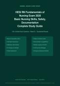 HESI RN Fundamentals of Nursing Exam 2026 Actual Exam &ndash; Complete Exam-Style Questions with Detailed Rationales &ndash; 100&percnt; Verified &ndash; A&plus; Graded