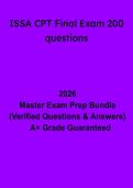 ISSA CPT Final Exam 200 Questions &vert; Complete Practice Test Guide 2026