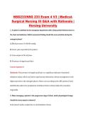 NSG 223 Exam 4 V1&ndash;V3 &vert; NSG223 Exam 4 V1&ndash;V3 &vert; Medical Surgical Nursing II &vert; Herzing University &vert; Complete Exam Bundle with Detailed Verified Answers