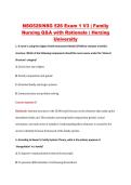 NSG526 Exam 1 V1&ndash;V3 &vert; NSG 526 Exam 1 V1&ndash;V3 &vert; Family Nursing &vert; Herzing University &vert; Complete Exam Bundle with Detailed Verified Answers