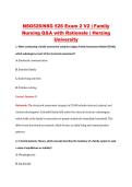 NSG526&sol;NSG 526 Exam 2 V2 &vert; Family &NewLine;Nursing Q&A with Rationale &vert; Herzing &NewLine;University 