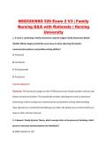 NSG526 Exam 2 V1&ndash;V3 &vert; NSG 526 Exam 2 V1&ndash;V3 &vert; Family Nursing &vert; Herzing University &vert; Complete Exam Bundle with Detailed Verified Answers