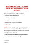 NSG526 Exam 3 V1&ndash;V3 &vert; NSG 526 Exam 3 V1&ndash;V3 &vert; Family Nursing &vert; Herzing University &vert; Complete Exam Bundle with Detailed Verified Answers