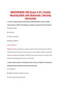 NSG526 Exam 4 V1&ndash;V3 &vert; NSG 526 Exam 4 V1&ndash;V3 &vert; Family Nursing &vert; Herzing University &vert; Complete Exam Bundle with Detailed Verified Answers