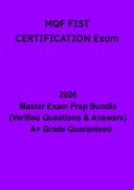 MQF FIST Certification Exam &vert; Study Guide & Practice Test 2026