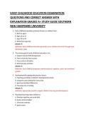 EARLY CHILDHOOD EDUCATION EXAMINATION &NewLine;QUESTIONS AND CORRECT ANSWER WITH &NewLine;EXPLANATION GRADED A&plus; STUDY GUIDE