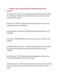 Database Types - MIS 431 Exam &num;1 Questions with Correct&NewLine;Answers