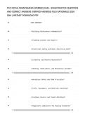 NYC NYCHA MAINTENANCE WORKER EXAM &ndash; EXAM PRACTICE QUESTIONS&NewLine;AND CORRECT ANSWERS &lpar;VERIFIED ANSWERS&rpar; PLUS RATIONALES 2026&NewLine;Q&A &vert; INSTANT DOWNLOAD PDF