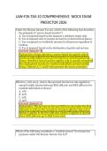 LAW-F26-TAX-10 COMPREHENSIVE  MOCK EXAM &NewLine;PREDICTOR 2026 