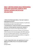 DBIA&reg; CERTIFIED DESIGN-BUILD PROFESSIONAL EXAM PREP QUESTIONS COMPLETE WITH VERIFIED ANSWERS AND DETAILED EXPLANATIONS