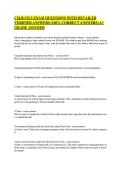 CSLB CH&period;3 EXAM QUESTIONS WITH DETAILED &NewLine;VERIFIED ANSWERS &lpar;100&percnt; CORRECT ANSWERS&rpar; A&plus; &NewLine;GRADE ASSURED