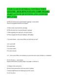 CSLB CLASS B GENERAL CONTRACTOR'S &NewLine;LICENSE - BUILDING'S EXAM&colon; CORE TRADES &NewLine;&lpar;PART 1&rpar; EXAM QUESTIONS AND ANSWERS &NewLine;100&percnt; PASS 