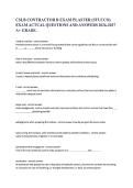 CSLB CONTRACTOR B EXAM PLASTER &lpar;STUCCO&rpar; &NewLine;EXAM ACTUAL QUESTIONS AND ANSWERS 2026-2027 &NewLine;A&plus; GRADE&period; 
