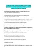 CSLB CONTRACTOR'S LAW & BUSINESS EXAM &NewLine;QUESTIONS AND CORRECT ANSWERS&vert; LATEST &NewLine;UPDATE &vert; VERIFIED 2026-2027 