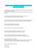CSLB Exam Law and Business 2026-2027 Questions with &NewLine;100&percnt; Correct Answers 