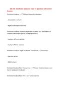 MIS 431 Exam 3 &num;1 Questions with Correct Answers