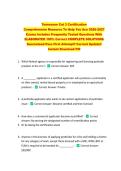 Tennessee Cat 3 Certification  &NewLine;Comprehensive Resource To Help You Ace 2026-2027 &NewLine;Exams Includes Frequently Tested Questions With &NewLine;ELABORATED 100&percnt; Correct COMPLETE SOLUTIONS &NewLine;Guaranteed Pass First Attempt&excl;&excl; Current Update&excl;&excl; &NewLine;Instant Download Pdf