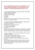 BSN 315 HESI PHARMACOLOGY EXAM VERSIONS 1&comma; 2 & 3 &NewLine;LATEST 2026&sol;2027 WITH REAL EXAM QUESTIONS AND &NewLine;CORRECT ANSWERS AND RATIONALE NEW&excl;&excl;&excl;&excl;&excl;&excl;&excl;&excl;&excl;&excl;&excl;&excl;&excl;