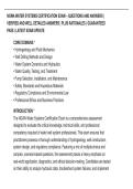 NGWA WATER SYSTEMS CERTIFICATION EXAM &ndash; QUESTIONS AND ANSWERS &vert; &NewLine;VERIFIED AND WELL DETAILED ANSWERS &vert; PLUS RATIONALES &vert; GUARANTEED &NewLine;PASS &vert; LATEST EXAM UPDATE