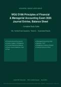  WGU D196 Principles of Financial & Managerial Accounting Exam 2026 Actual Exam &ndash; Complete Exam-Style Questions with Detailed Rationales &ndash; 100&percnt; Verified &ndash; A&plus; Graded
