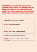USPAP 15-Hour Course Complete Test &comma; Practice &NewLine;Questions&comma; Verified Answer Key&comma; and Study Guide for &NewLine;&lpar;Latest 2026 Edition&rpar; &vert;&vert; Most Recent Exam Actual &NewLine;Complete Real Exam Questions And Correct Answers &NewLine;&lpar;Verified Answers&rpar; Already Graded A&plus; &lpar;Economics&rpar; 