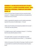 Florida 2-40 Health Insurance Exam All-in-One Study Bundle &vert; 2026 Test Bank & Practice Questions &vert; Verified A&plus; Learning Material &vert; 100&percnt; Exam Ready Set