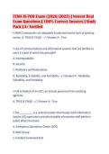 FEMA IS-700 Exam &lpar;2026&sol;2027&rpar; &vert; Newest Real&NewLine;Exam Questions &vert; 100&percnt; Correct Answers &vert; Study&NewLine;Pack &vert; A&plus; Verified