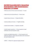S12 FDNY Exam &lpar;2026&sol;2027&rpar; &vert; Newest Real&NewLine;Exam Questions &vert; 100&percnt; Correct Answers &vert;&NewLine;Study Pack &vert; A&plus; Verified