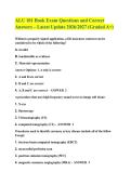 ALU 101 Book Exam Questions and Correct&NewLine;Answers &ndash; Latest Update 2026&sol;2027 &lpar;Graded A&plus;&rpar; 