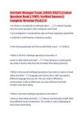 ServSafe Manager All-in-One Study Bundle &vert; 2026 Test Bank & Practice Questions &vert; Verified A&plus; Revision Material &vert; 100&percnt; Exam Ready Set