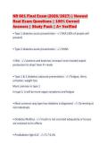 NR 601 Final All-in-One Study Bundle &vert; 2026 Test Bank & Practice Questions &vert; Verified A&plus; Revision Material &vert; 100&percnt; Exam Ready Set