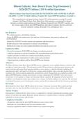 Illinois Esthetics State Board Exam 2026-2027 QUESTIONS AND ANSWERS ALREADY&NewLine;GRADED A&plus;&period; 100&percnt; Verified Solutions &vert; Updated Per Latest IDFPR Guidelines &vert; Graded A&plus;