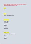 NR302 FINAL COMPREHENSIVE EXAM QUESTIONS AND ANSWERS &sol; &NewLine;NR 302 FINAL EXAM GUARANTEED PASS