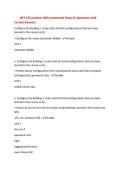 NET 125 practice skills commands Exam &num;1 Questions with&NewLine;Correct Answers