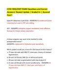 CCSH 2026&sol;2027 EXAM Questions and Correct&NewLine;Answers&vert; Newest Update &vert; Graded A&plus; &vert; Assured&NewLine;Pass&excl;&excl;