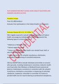 AHFI EXAMINATION PREP COURSE EXAM 2026&sol;27 QUESTIONS AND &NewLine;ANSWERS ASSURED SUCCESS