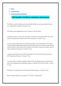 CJIS Security Test Review Questions And Answers