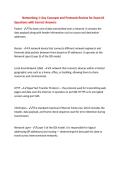 Networking 1&colon; Key Concepts and Protocols Review for Exam &num;1&NewLine;Questions with Correct Answers