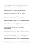 Networking Domain Exam &num;1 Questions with Correct Answers