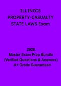 Illinois Property-Casualty State Laws Exam&colon; Complete Insurance Licensing Study Guide & Practice Questions &lpar;PDF&rpar;