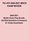 TN Life Insurance Mock Exam Review PDF &ndash; Complete Tennessee Licensing Practice Test and Study Guide 2026&ndash;2027