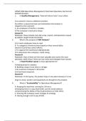 OPMA 3306 Operations Management Final Exam Questions And Correct Detailed Answers