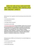 ACEDS TEST 2026 ACTUAL EXAM QUESTIONS&NewLine;AND CORRECT ANSWERS &lpar;100&percnt; VERIFIED&rpar; LATEST&NewLine;UPATE 2026&sol;2027 &vert; RATED A&plus;&period;
