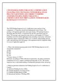 CWB WELDING INSPECTOR LEVEL 1 CERTIFICATION &NewLine;EXAM PRACTICE TEST BANK 2 WITH 200 REAL EXAM &NewLine;PRACTICE QUESTIONS AND CORRECT VERIFIED &NewLine;ANSWERS&vert; WELDING INSPECTOR LEVEL 1 &NewLine;CERTIFICATION TEST PREP &lpar;LATEST&excl;&rpar; WITH DETAILED &NewLine;RATIONALE&excl;&excl;&excl;&excl;&excl;&excl;&excl;&excl;&excl;&excl;&excl;&excl;&excl;&excl;&excl;&excl;&excl;&excl;&excl;&excl;&excl;&excl; 