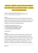 NURS 6521 &sol; NURS6521 Advanced Pharmacology Midterm Exam Question Bank &lpar;Latest 2026&sol;2027 Edition&rpar; &ndash; Questions&comma; Answers & Detailed Rationales