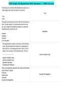 CCII Exam &num;3 Questions And Answers &sol; 100&percnt; Correct
